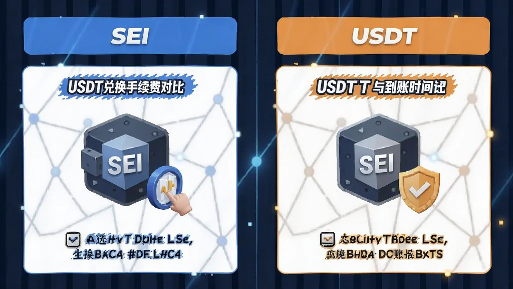SEI和USDT兑换手续费对比与到账时间说明配图