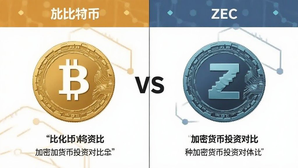 比特币vsZEC 两种加密货币投资对比图