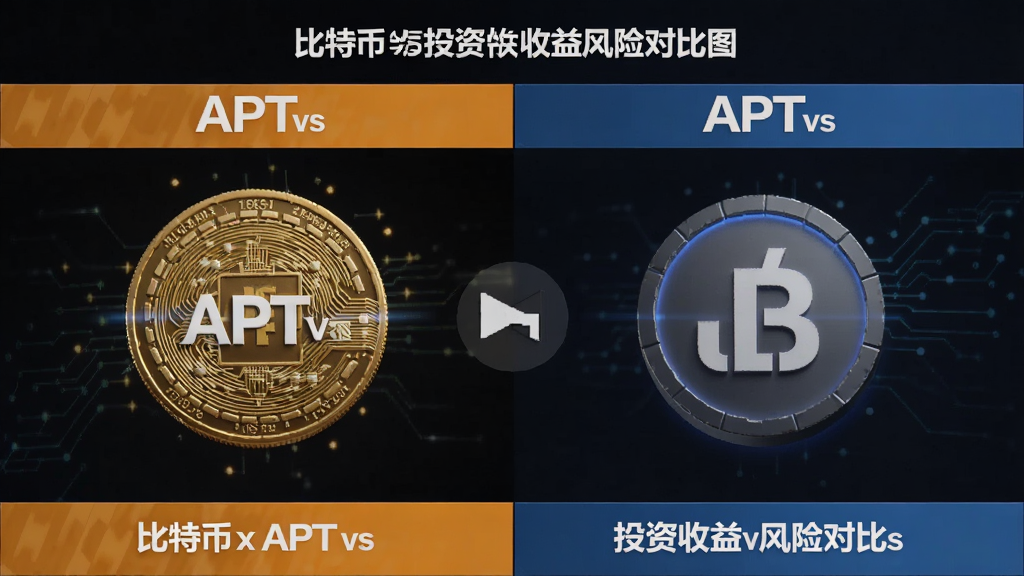 APTvs比特币 比特币和APT币投资收益风险对比图