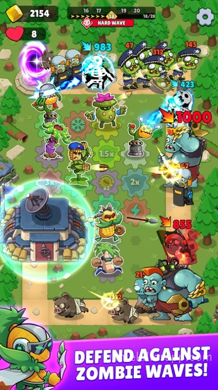 齿轮植物合并防御游戏(Gear Plants)v1.0.2 安卓版