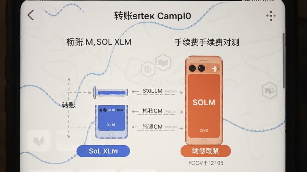 SOL XLM 转账速度手续费对比 实测