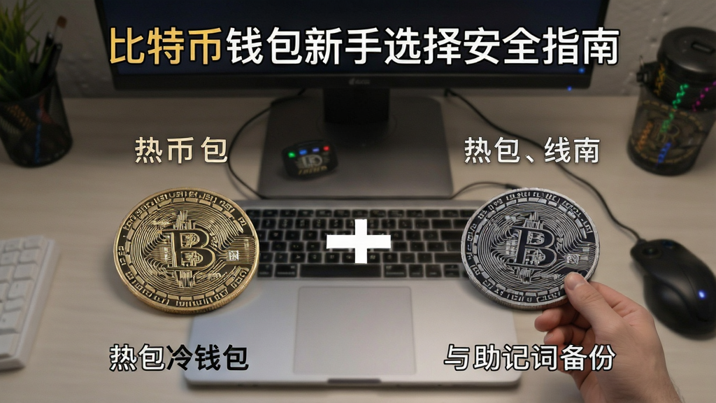 比特币钱包新手选择安全指南 热钱包冷钱包区别与助记词备份