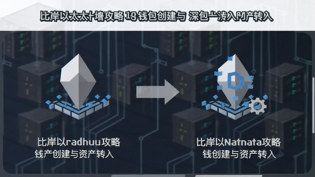 比岸以太坊攻略 钱包创建与资产转入步骤图