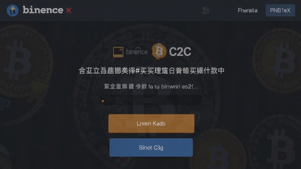 binence比特币C2C买币付款操作界面截图