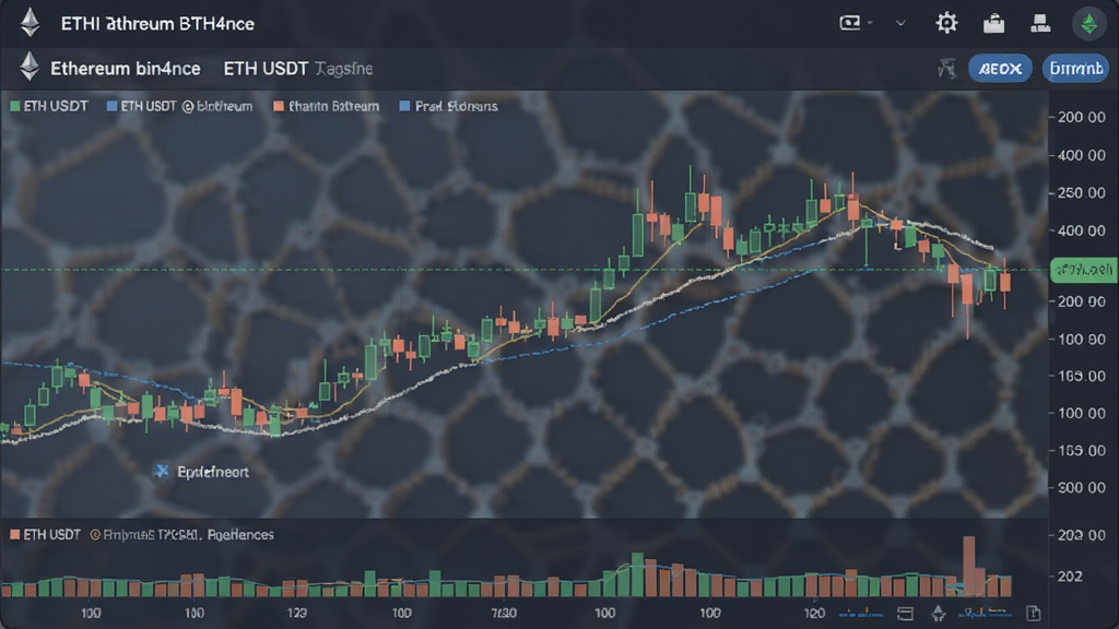 以太坊 bin4nce 平台 ETH USDT 交易对行情K线图