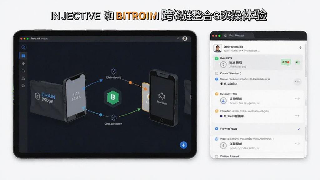 Injective和比特币跨链整合实操体验配图 展示跨链桥接界面与到账记录
