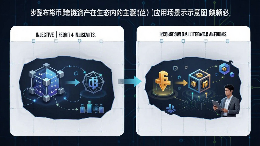 Injective和比特币跨链资产在生态内的应用场景示意图