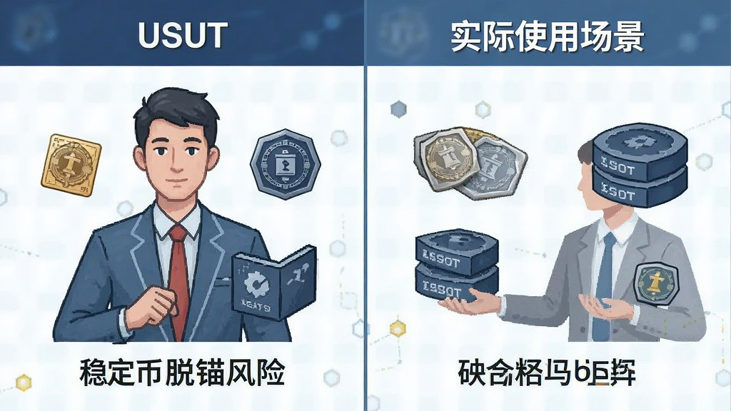 USDT区别 稳定币脱锚风险与实际使用场景配图
