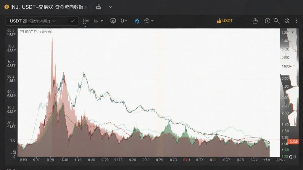 INJ和USDT交易对深度图 资金流向数据 币圈USDT溢价截图
