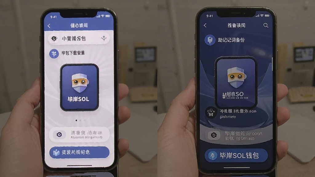 毕岸SOL钱包下载安装与助记词备份配图