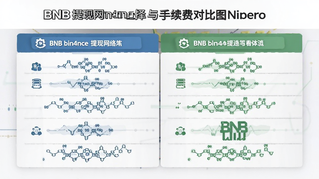 BNB bin4nce 提现网络选择与手续费对比图