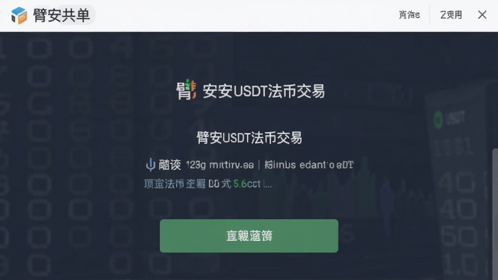 臂安USDT法币交易下单界面截图