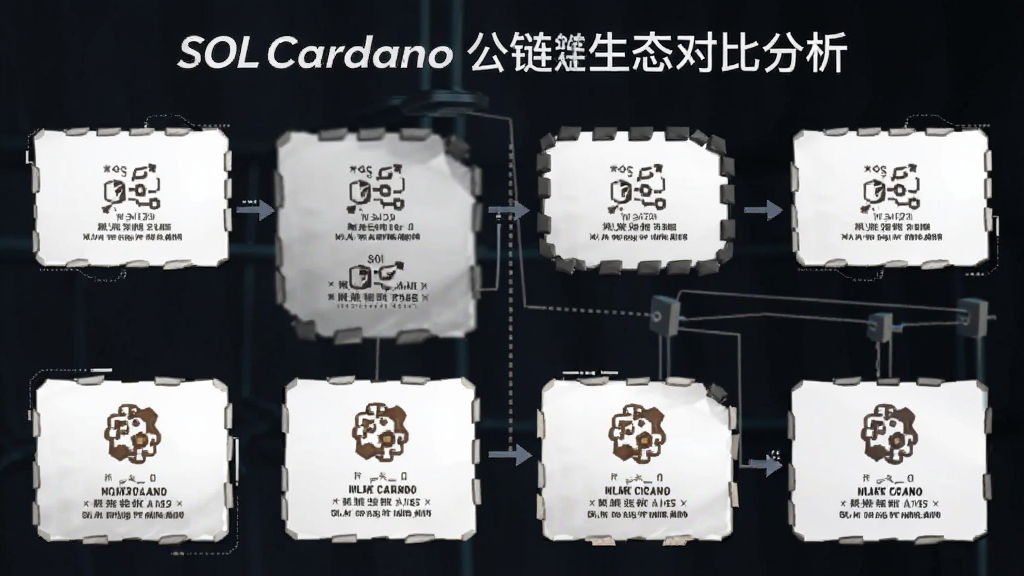 SOL Cardano 公链生态对比分析图