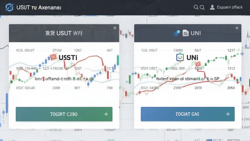 USDT和UNI交易所现货交易界面操作步骤截图
