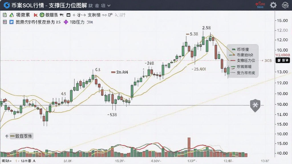 币案SOL行情K线支撑压力位图解 数字货币技术分析