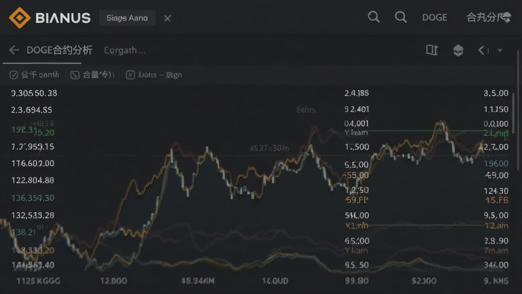 biannce 狗狗币 最新成交量持仓量数据截图 币安DOGE合约分析