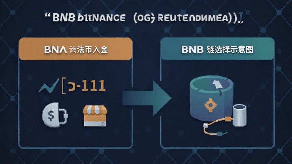 BNB b1nance 法币入金与链选择示意图