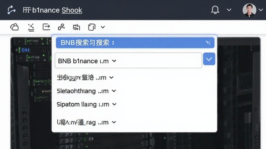 BNB b1nance 长尾关键词搜索下拉框截图 用户搜索习惯