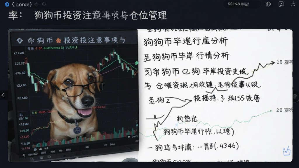 狗狗币毕岸投资注意事项与仓位管理 狗狗币毕岸行情分析配图