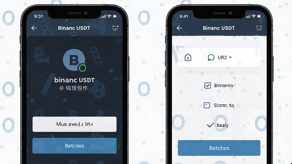 binanc USDT 钱包新手充值提现操作界面截图
