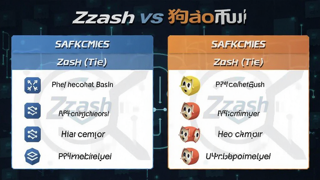 Zcashvs狗狗币 两者基础属性与发行机制对比图
