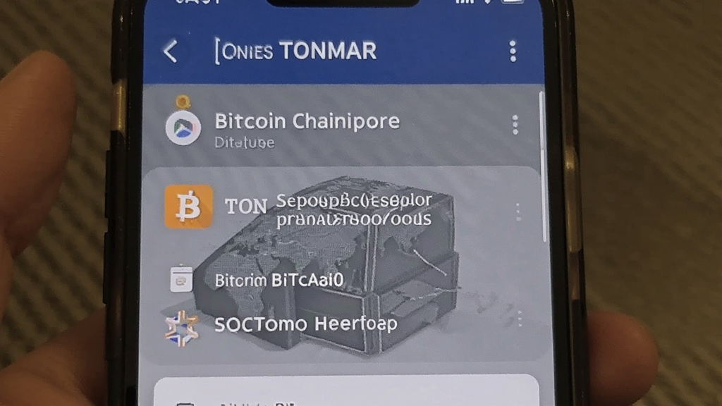 TON和比特币跨链到账记录 手机截图
