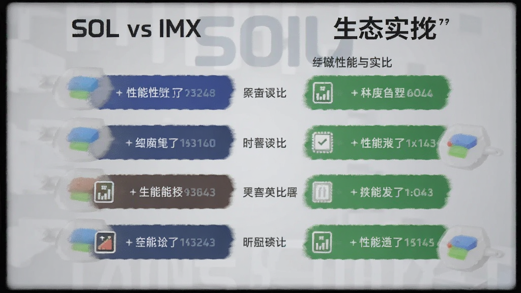 SOLvsIMX 公链性能与生态对比实拍图