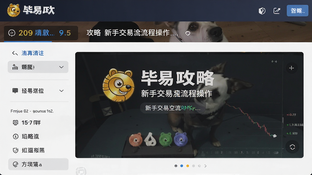 毕安 狗狗币 攻略 新手交易全流程操作界面截图