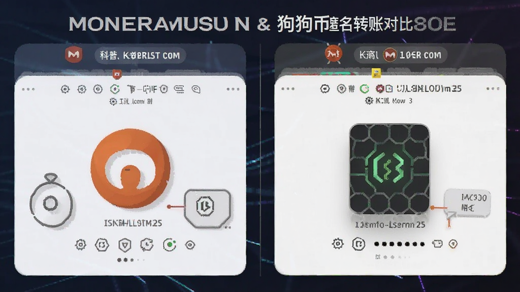 Monero和狗狗币匿名转账对比科普图