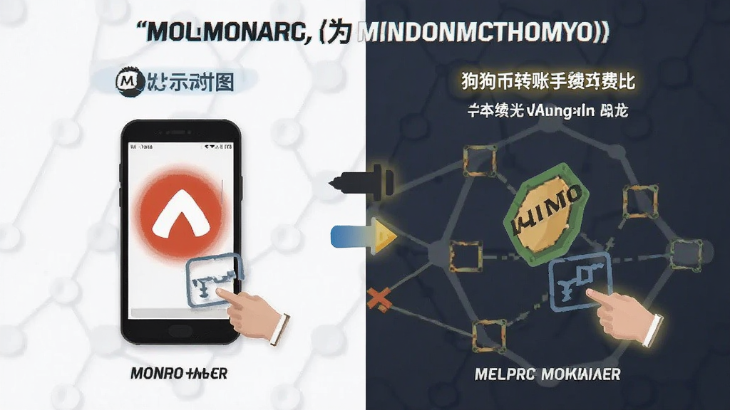 Monero和狗狗币转账速度手续费对比示意图