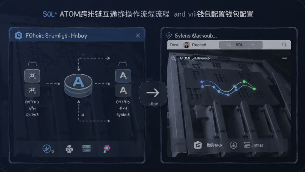 SOL和ATOM跨链互通操作流程与钱包配置界面