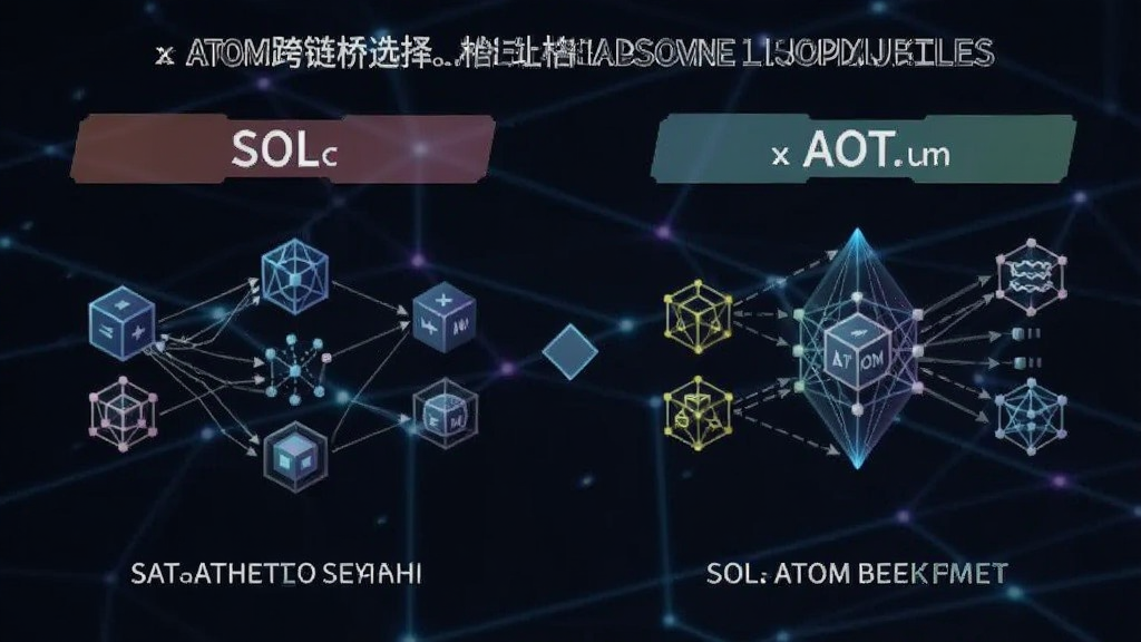 SOL和ATOM跨链桥选择与地址格式对比示意