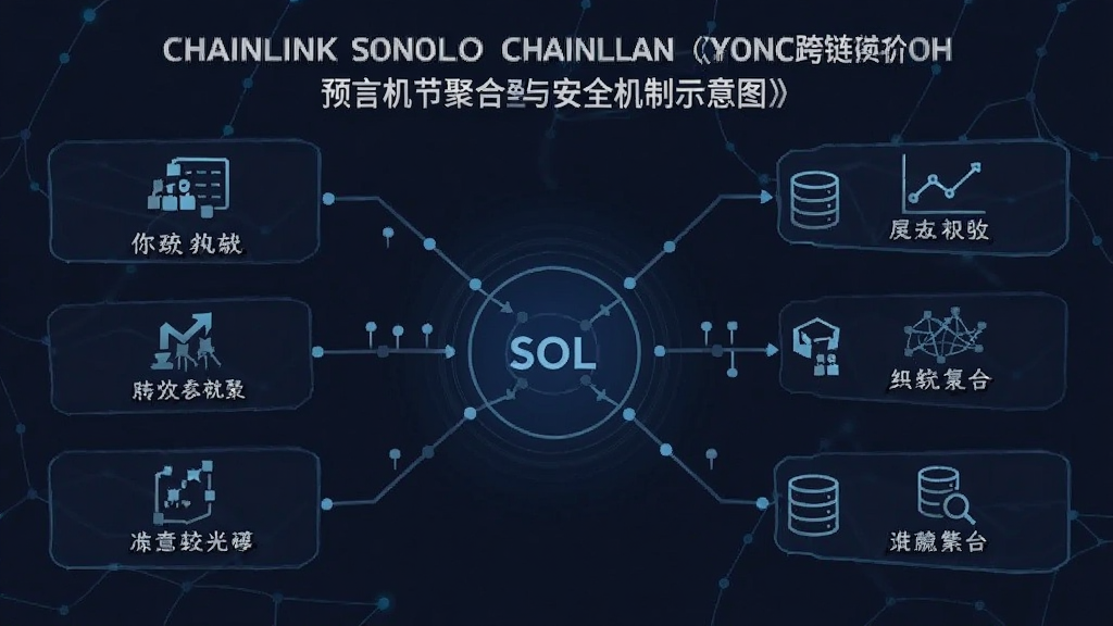 Chainlink SOL跨链价格预言机节点聚合与安全机制示意图