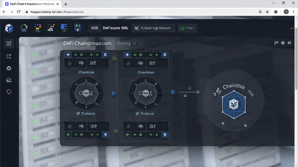 Chainlink SOL跨链价格预言机在DeFi协议中的实际应用界面