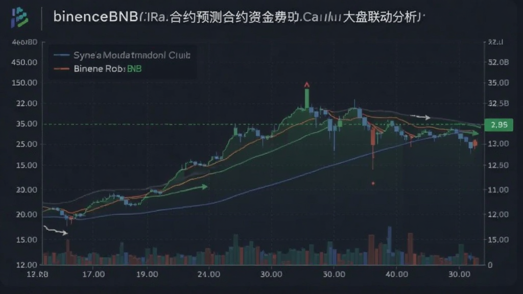 binenceBNB预测合约资金费率与大盘联动分析图