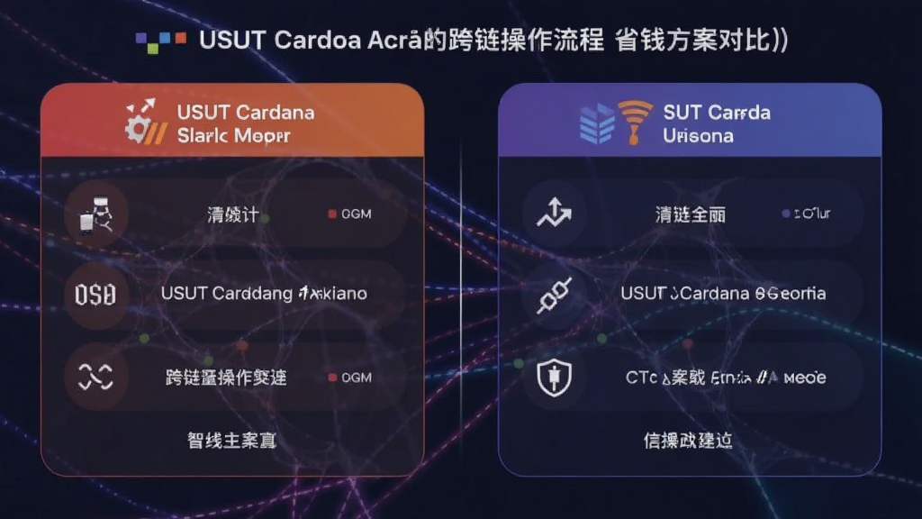 USDT Cardano跨链操作流程省钱方案对比图