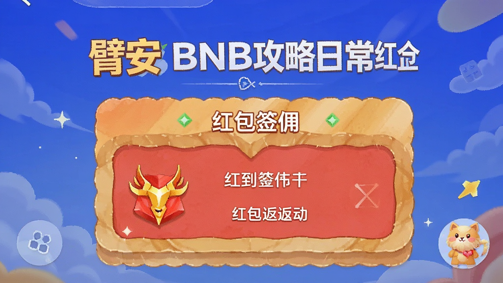 臂安BNB攻略日常签到红包返佣活动界面
