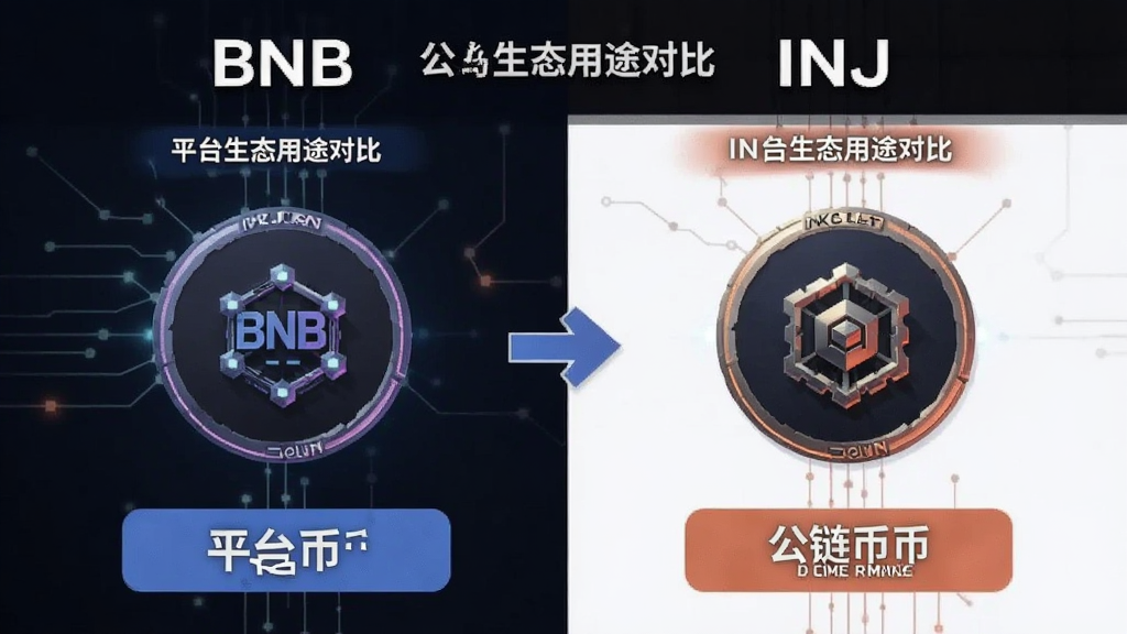 BNB和INJ生态用途对比 平台币与公链币配图